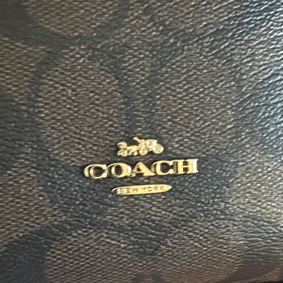 Coach Red and Brown Signature Crossbody Bag/Backpack - Picture 9 of 14